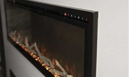 Modern Flames Spectrum Slimline 100" Wall-Mount or Built-In Linear Electric Fireplace (SPS-100B)