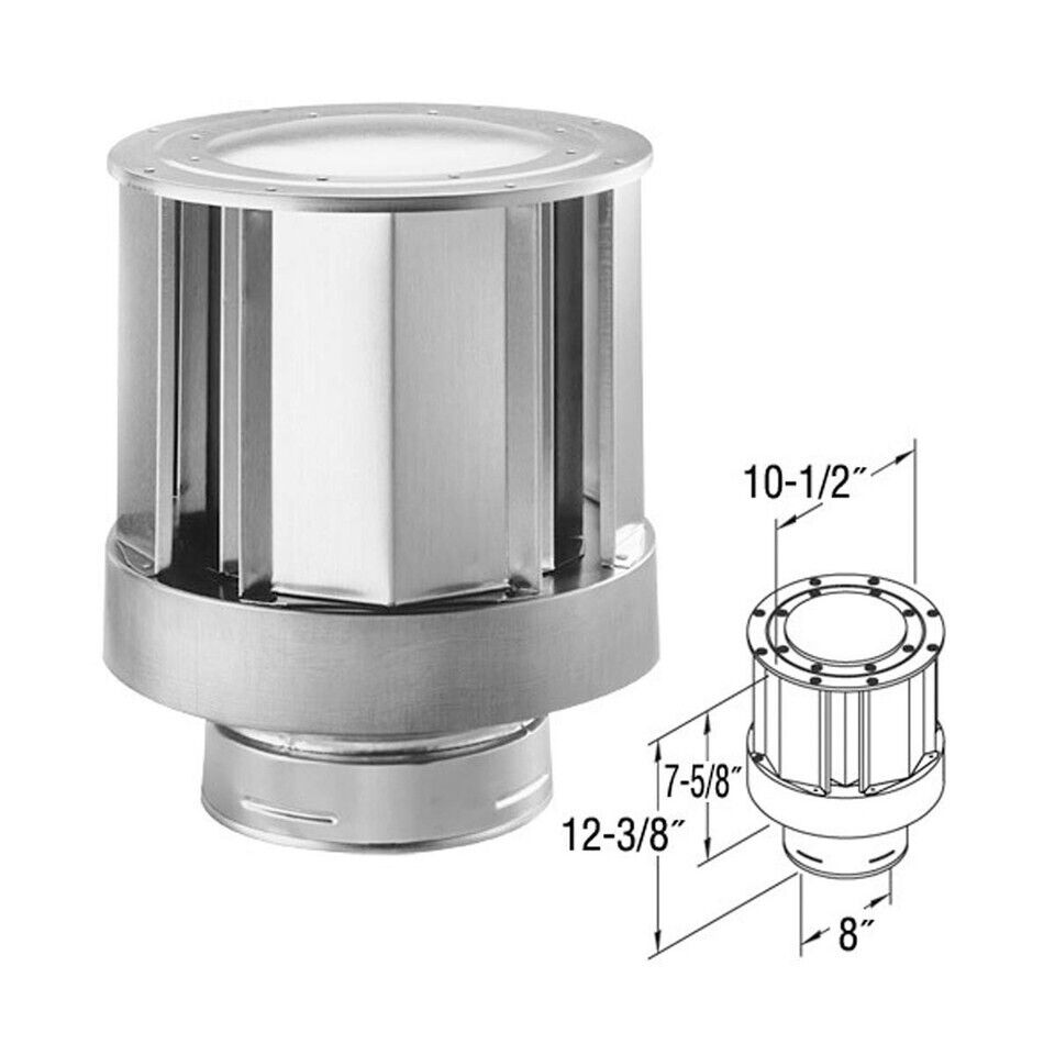 High Wind Termination Cap Direct Vent (1291)