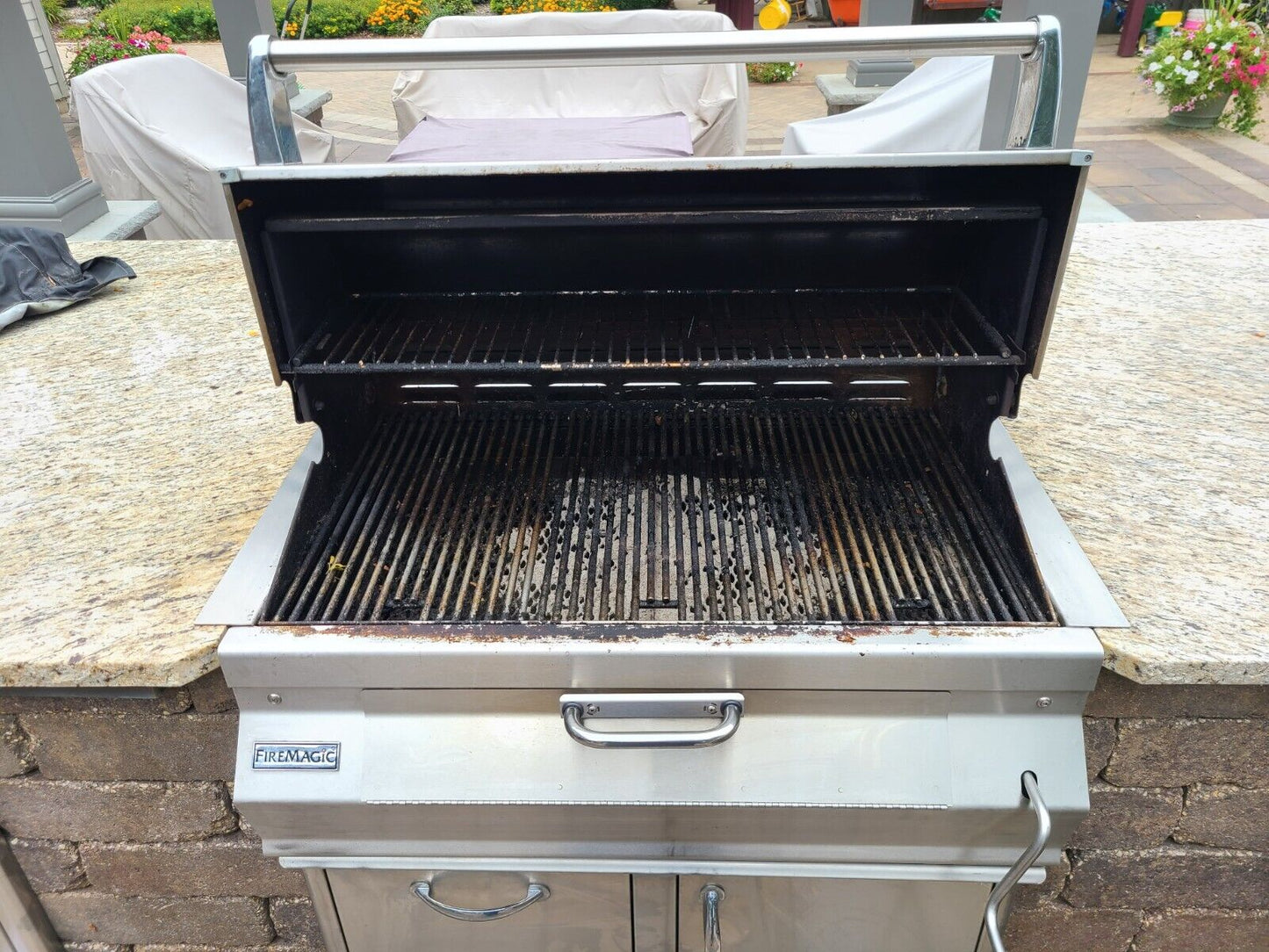 Fire Magic Legacy 30 Built-In Smoker Charcoal Grill (14-SC01C-A)