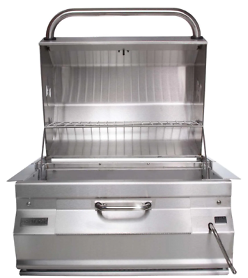 24 Ss Charcoal Grill Wsmoker Hood