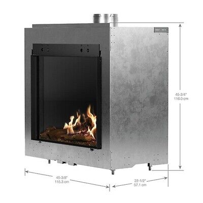 33 x 26 NG MatriX Gas Fire Box Front Facing