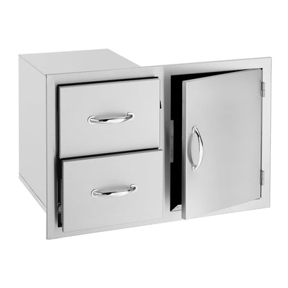 Summerset 30” Stainless Steel 2-Drawer & Access Door Combo (SSDC2-30)