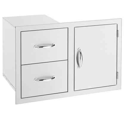 Summerset 30” Stainless Steel 2-Drawer & Access Door Combo (SSDC2-30)