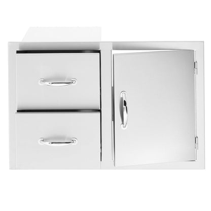 Summerset 33" Stainless Steel 2 Drawer and Access Door Combo (SSDC2-33)