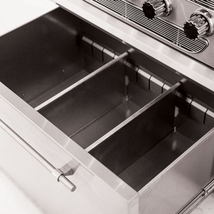 Drawer, Extra Large - 36 x 20 Stainless Steel - AMG Handle